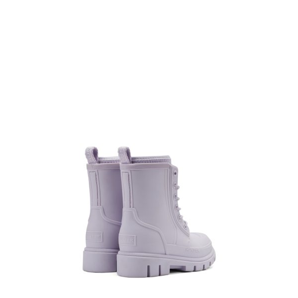 Little Kids Stamp Lace-Up Waterproof Ankle Boots