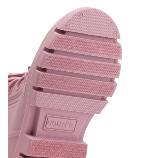 Little Kids Stamp Lace-Up Waterproof Ankle Boots