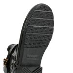 Women's Quilted Gloss Refined Slim Fit Chelsea Boots