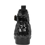 Women's Quilted Gloss Refined Slim Fit Chelsea Boots